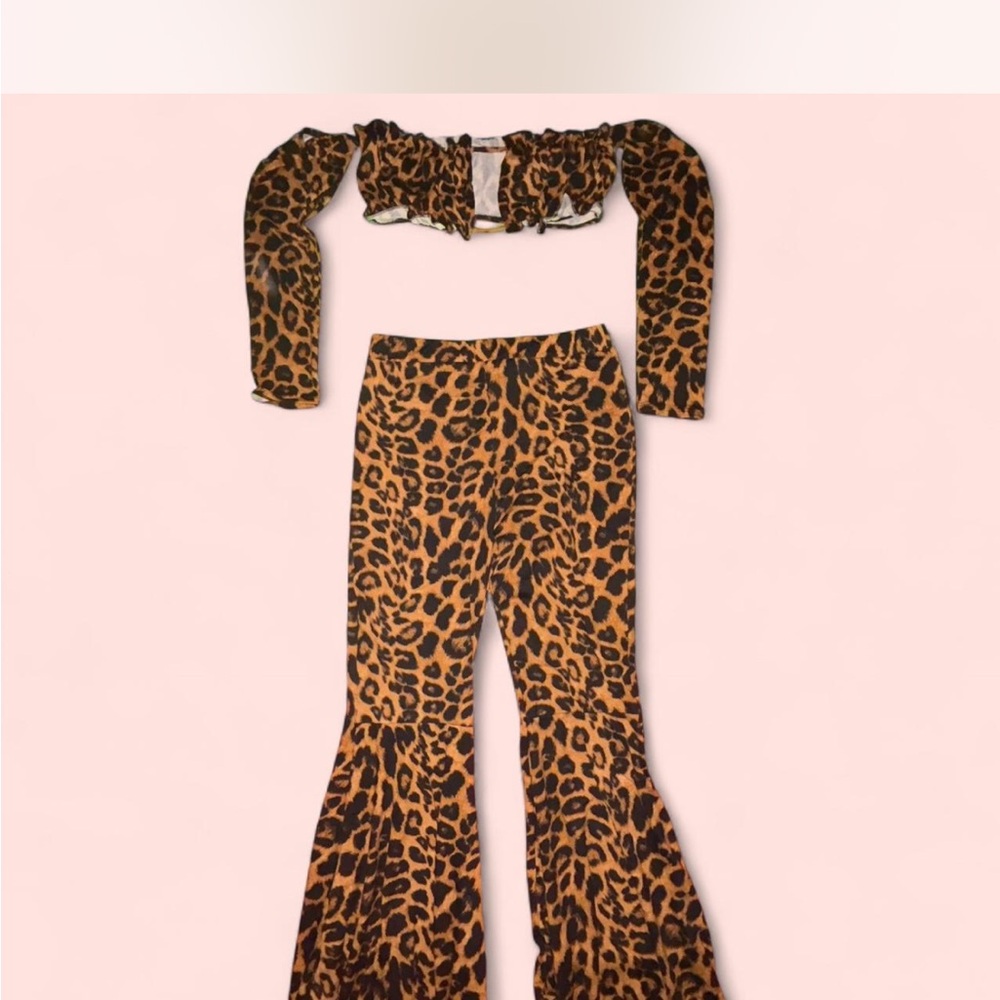 Fashion Nova Leopard Print Jumpsuit